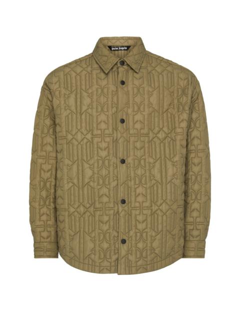 Palm Angels All Monogram Quiltedover shirt