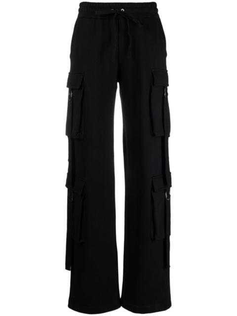 Blumarine straight-leg cotton cargo trousers