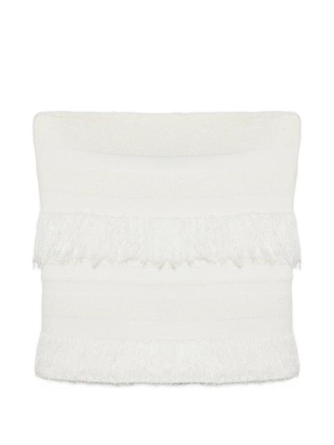 SIMKHAI Cairo fringed tube top