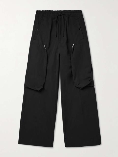 Dries Van Noten Wide-Leg Shell Trousers