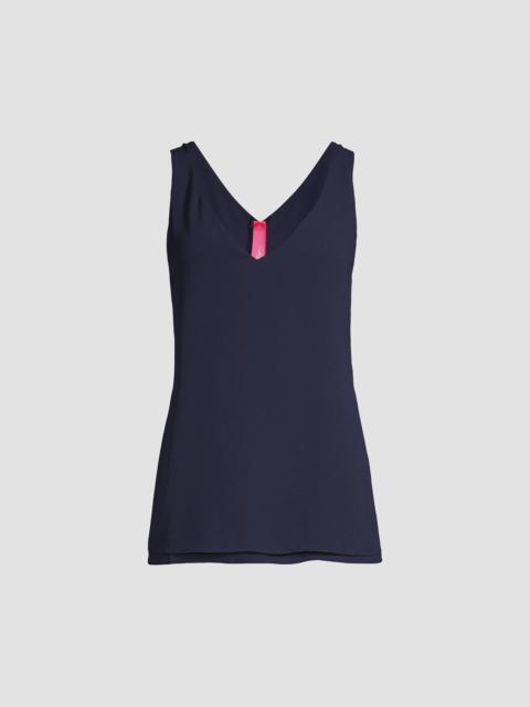 Lilly Pulitzer Women's Florin V-Neck Tank Top - True Navy