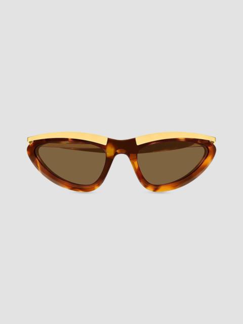 Bottega Veneta Women's Prisma 58MM Cat-Eye Sunglasses - Havana