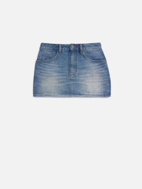 AMI Paris Denim Mini Skirt | REVERSIBLE
