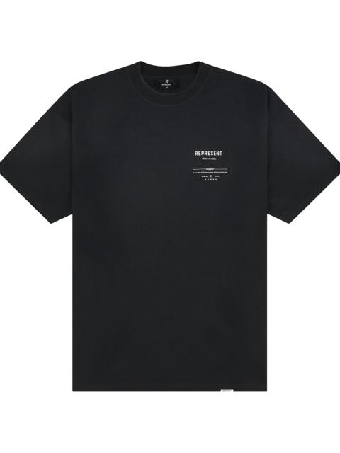 REPRESENT Revere Manor Tee "Stained Black" MLM100286 04