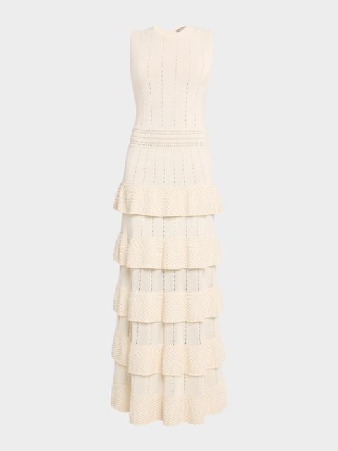 LELA ROSE Bobble Knit Piper Dress