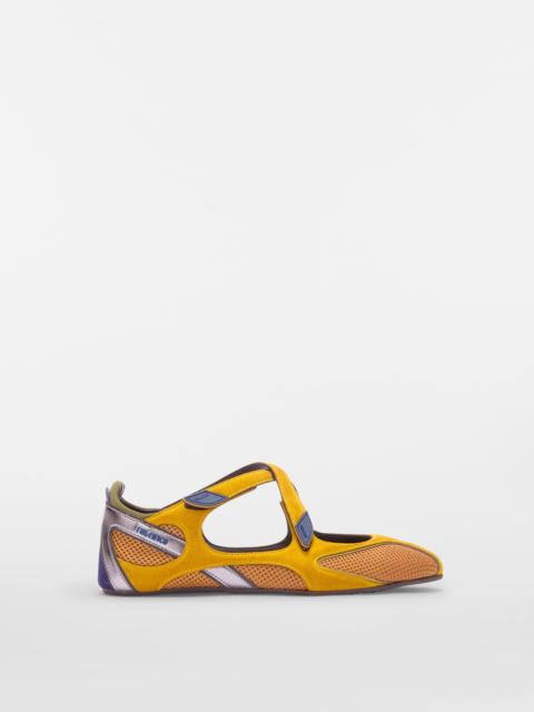 THE ATTICO ''FLOOR 01'' MUSTARD BALLERINA FLAT