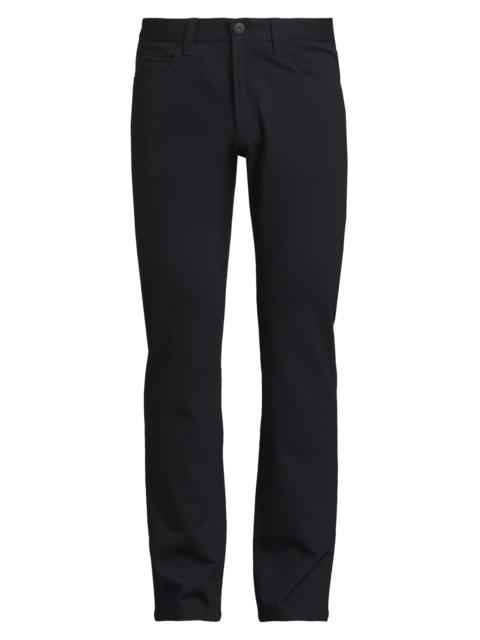 EMPORIO ARMANI Men's Five-Pocket Twill Pants - Navy