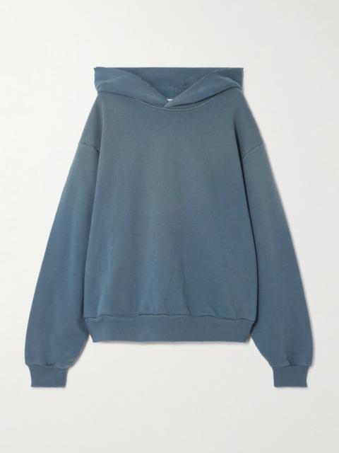 Acne Studios Printed Organic Cotton-blend Jersey Hoodie