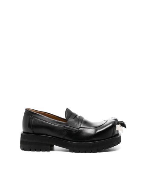 CHARLES JEFFREY LOVERBOY Moggies leather loafers