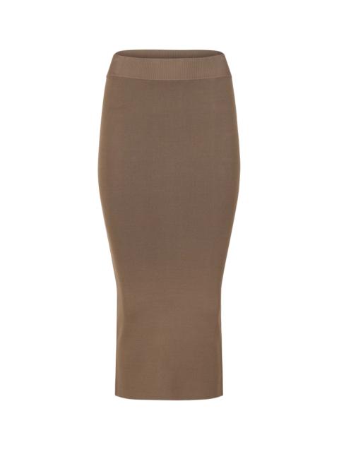 entire studios KNIT SKIRT TAN