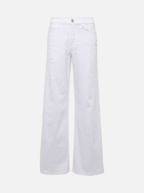 FRAME Le Slim Palazzo high-rise wide-leg jeans