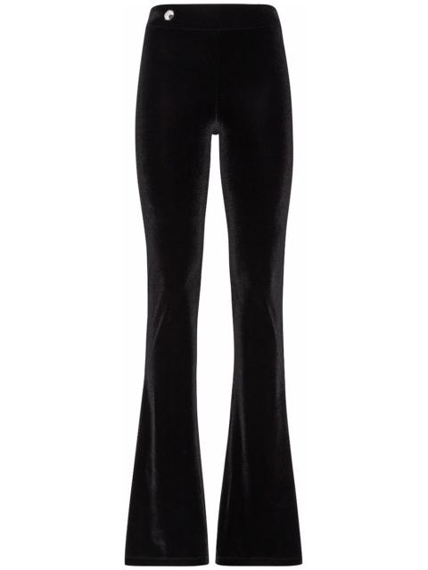 PHILIPP PLEIN high-waisted flared leggings