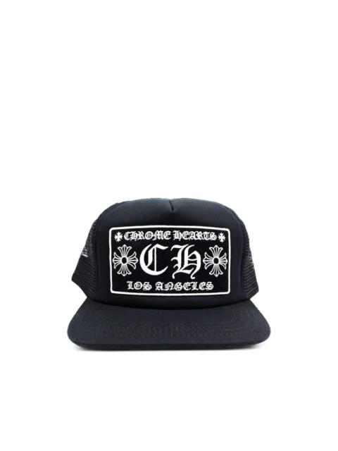 Chrome Hearts logo-detail trucker hat