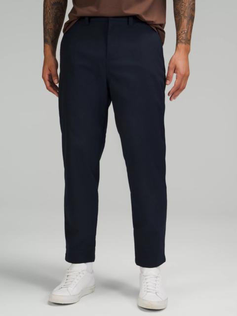 Relaxed-Tapered Smooth Twill Trouser *Cropped