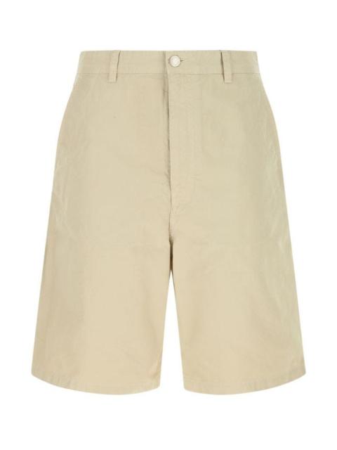 Sand cotton bermuda shorts