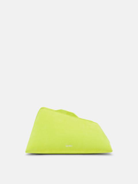 ''8.30PM'' FLUO YELLOW OVERSIZED CLUTCH