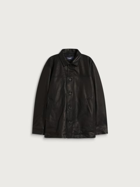 Comme des Garçons Homme Comme des Garçons Homme Oil Deer Leather Car Coat
