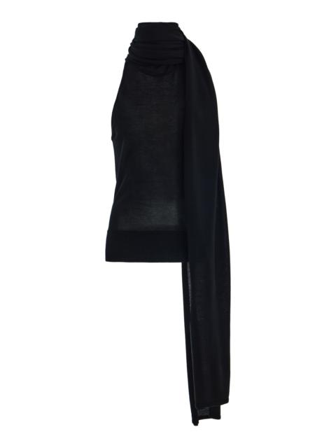 DL1961 Scarf Neck Knit Tie Top
