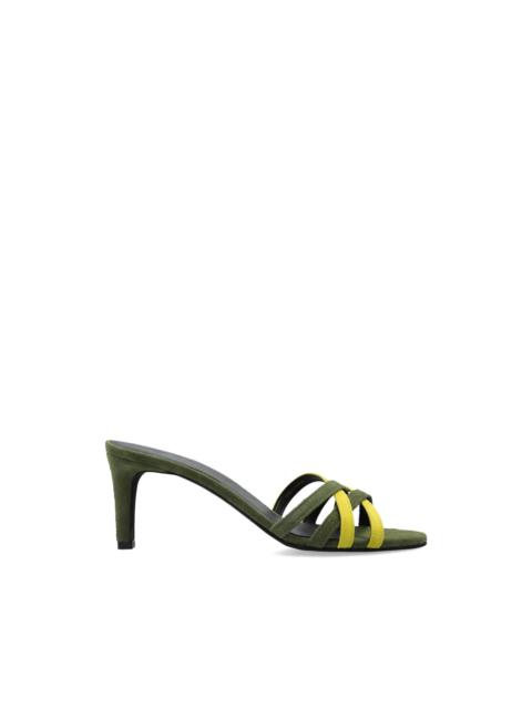 strap heeled sandals