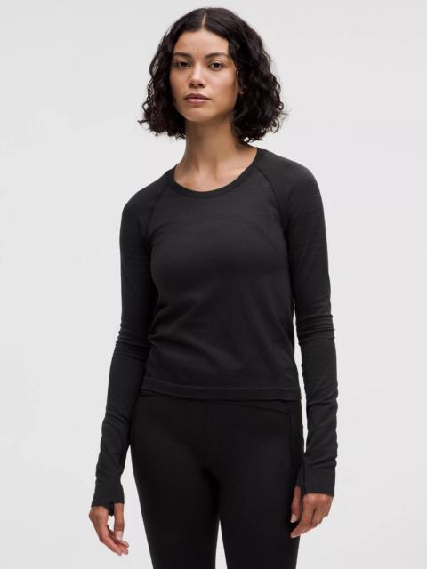 lululemon Swiftly Tech Long-Sleeve Shirt 2.0 Waist Length *Glow Stripe