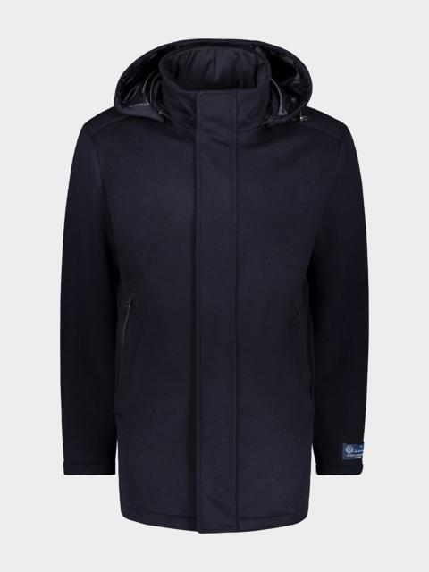 Paul & Shark Loropiana® Green Storm System cashmere Car Coat