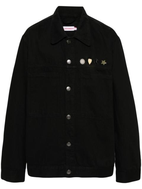 CHARLES JEFFREY LOVERBOY stud-detail denim jacket