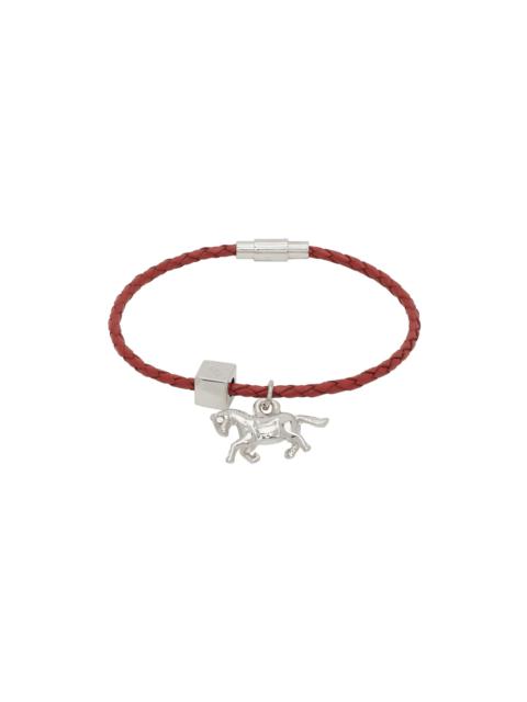 Red Graphic Charm Bracelet
