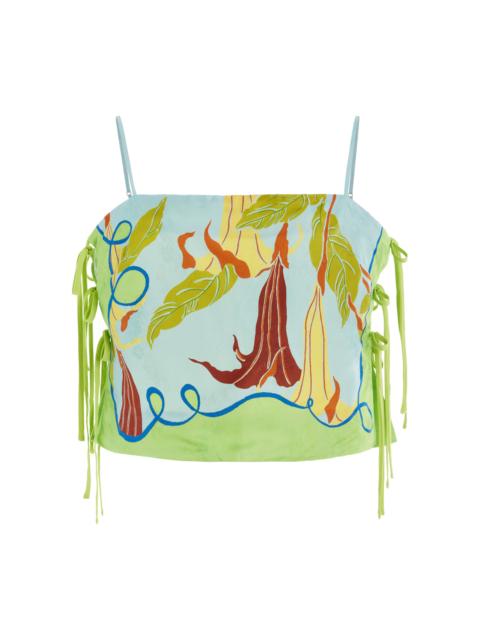 ALÉMAIS Rafaela Tie-Detailed Top multi