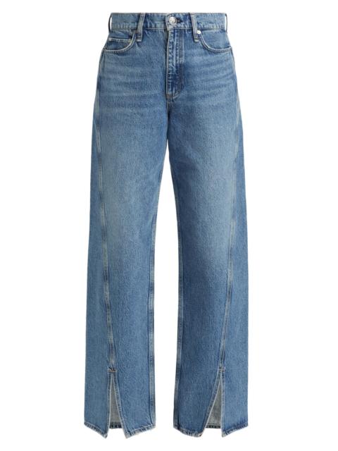 rag & bone Women's Shea High-Rise Relaxed Straight Jeans - Astoria