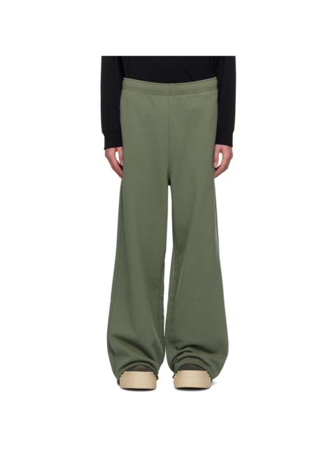 NULLUS Brown Intertwined Structure Sweatpants | REVERSIBLE NULLUS Brown Intertwined Structure Sweatpants | REVERSIBLE