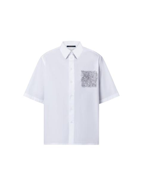 Louis Vuitton LVSE Placed Embroidery Short-Sleeved Shirt