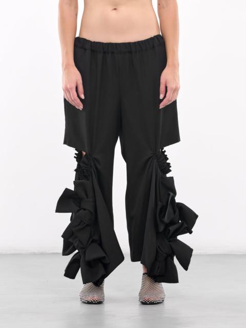 Deconstructed Draping Trousers