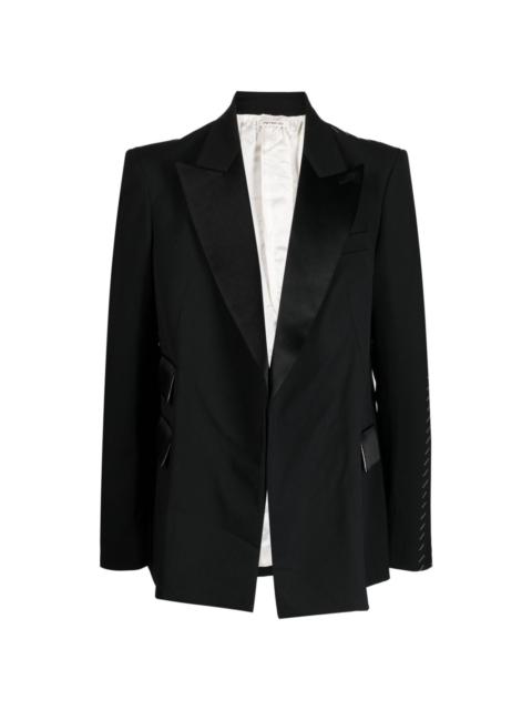 PETER DO satin-trim patch blazer