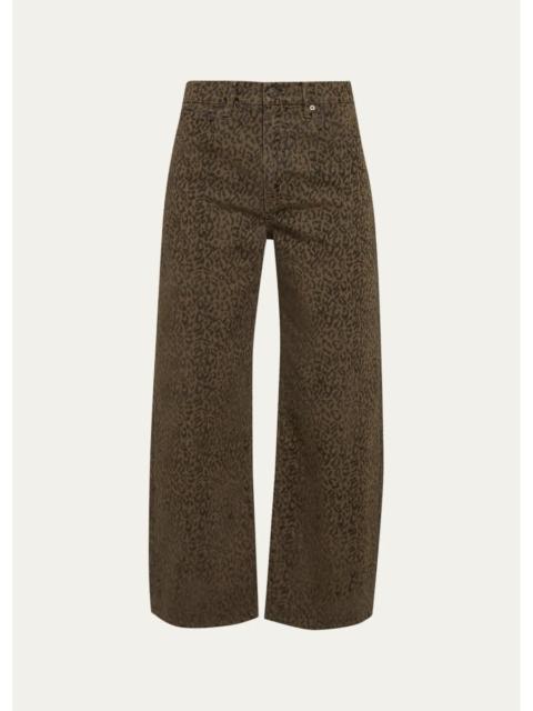 FRAME The Bow Cotton-Blend Cropped Cardigan