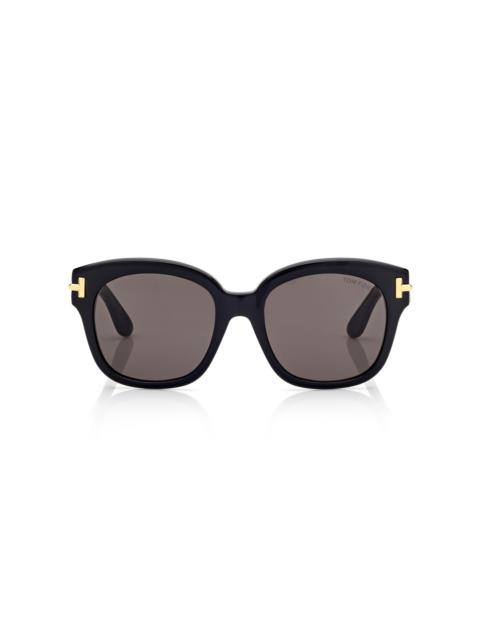 TOM FORD ICON OVERSIZED SQUARE SUNGLASSES