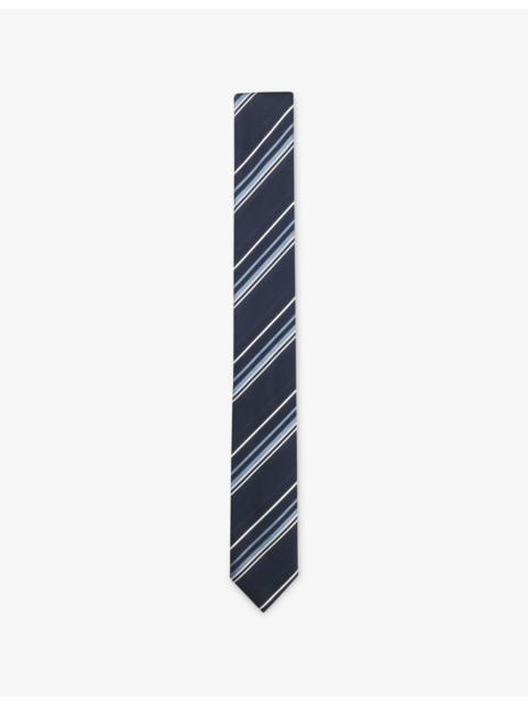 BOSS Striped Silk-Blend Tie