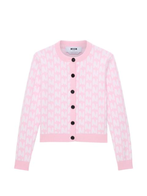 MSGM button pattern cardigan
