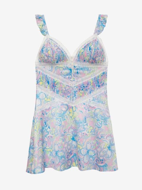 For Love & Lemons Midsummer Floral Slip Dress