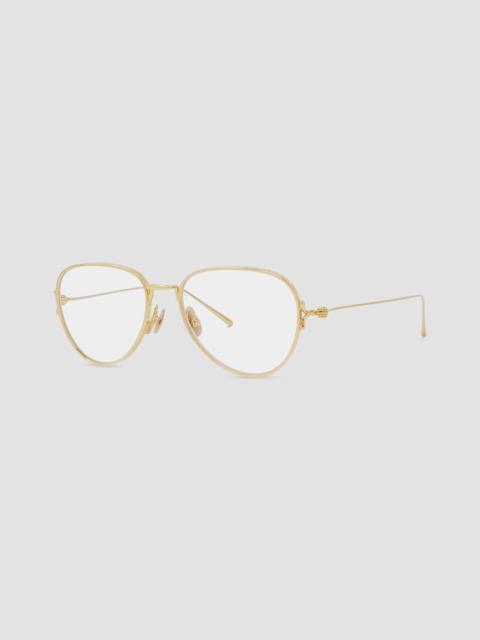 Loewe Men's x Matsuda 52MM Pilot Optical Eyeglasses - Gold