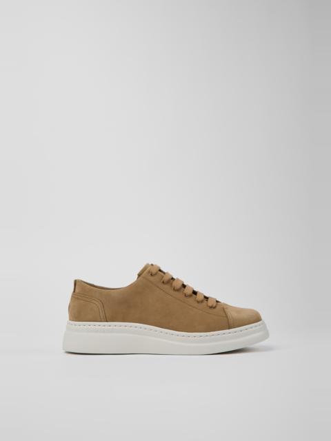 CAMPER Runner Up Brown Nubuck Sneaker for Women
