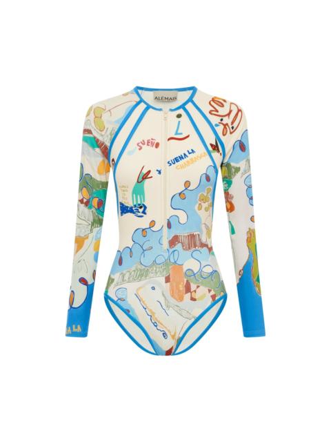 ALÉMAIS Nadia Long Sleeve One Piece