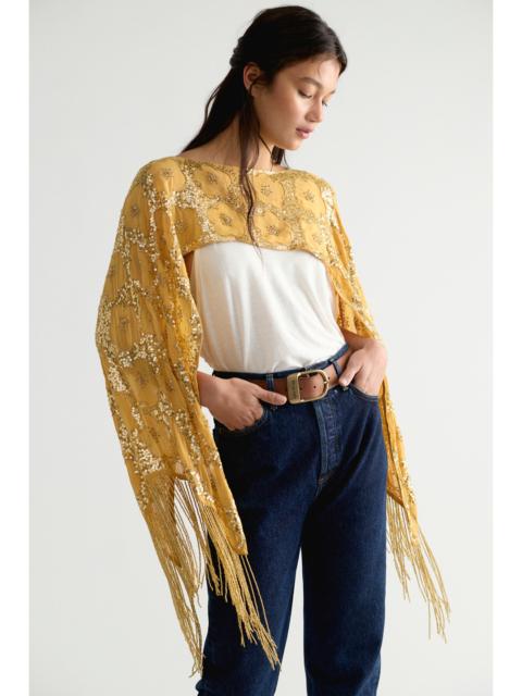 FREE PEOPLE Stardust Fringe Poncho