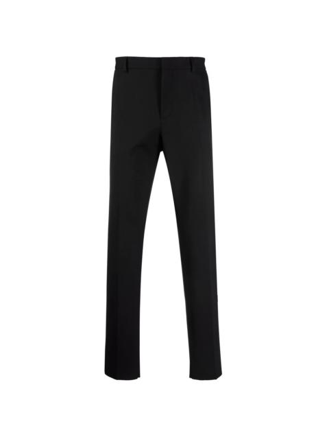 Valentino slim-fit pressed-crease tailored trousers