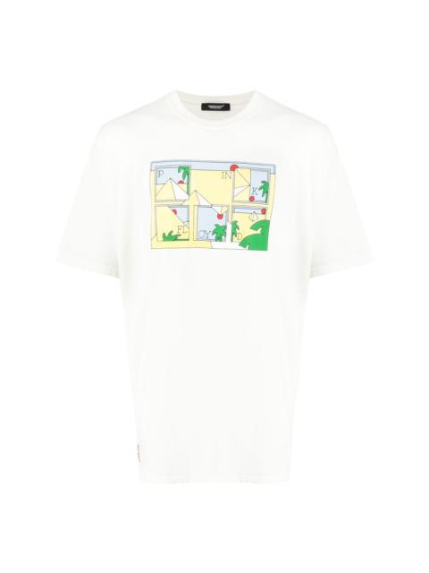 slogan-print cotton T-shirt