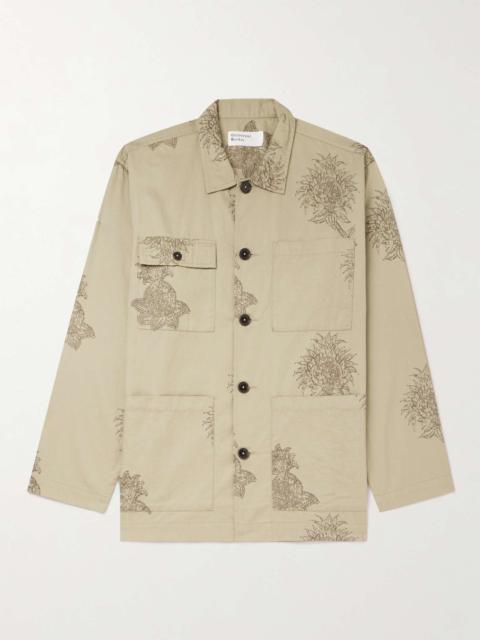 Universal Works Printed Cotton-Twill Shirt Jacket