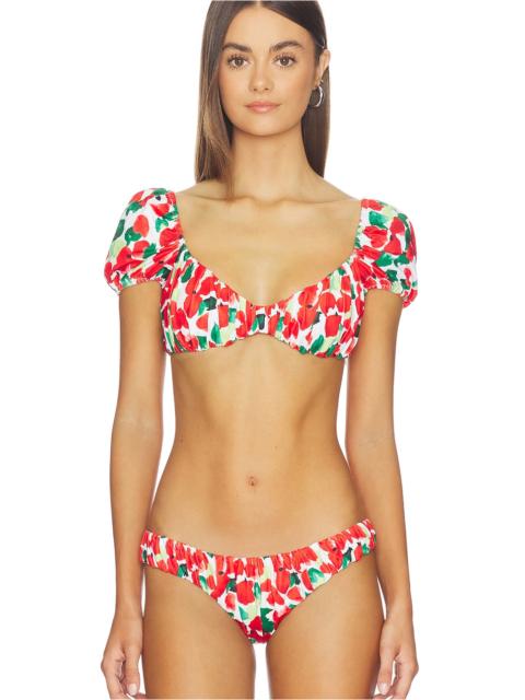 CAROLINE CONSTAS Zoe Bikini Top