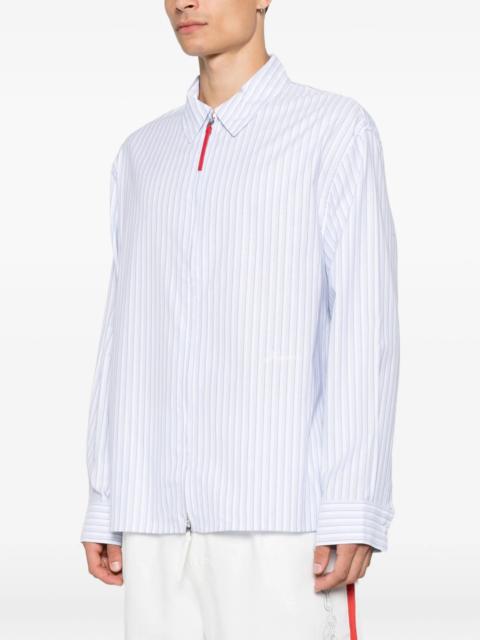 JACQUEMUS Jacquemus Striped Zip-up Shirt