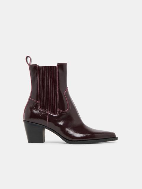 dolce vita SLIM BOOTIES MULBERRY CRINKLE PATENT