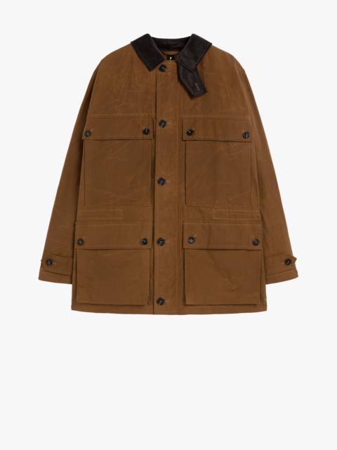 COUNTRY BROWN WAXED COTTON COAT