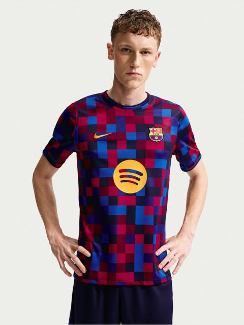 Nike FC Barcelona Home Men's Nike Dri-FIT Soccer Pre-Match Top
